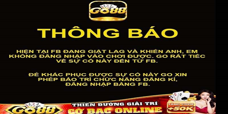 Cổng game có thể tạm dừng hoạt động và bảo trì để nâng cấp dịch vụ.